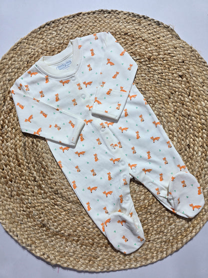 Baby's FS jumpsuit with shoe - mini fox
