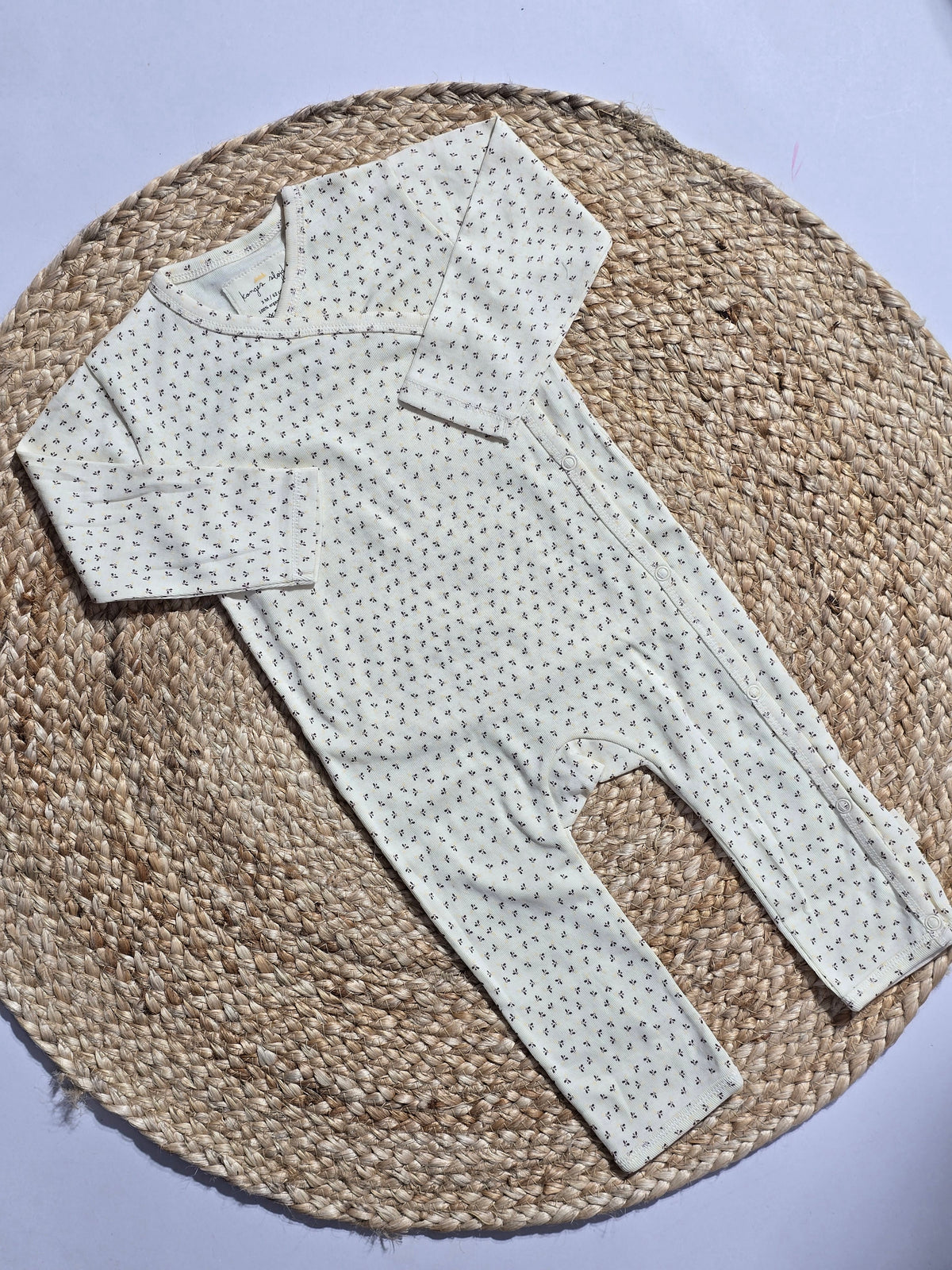 Baby's FS jumpsuit - red buds