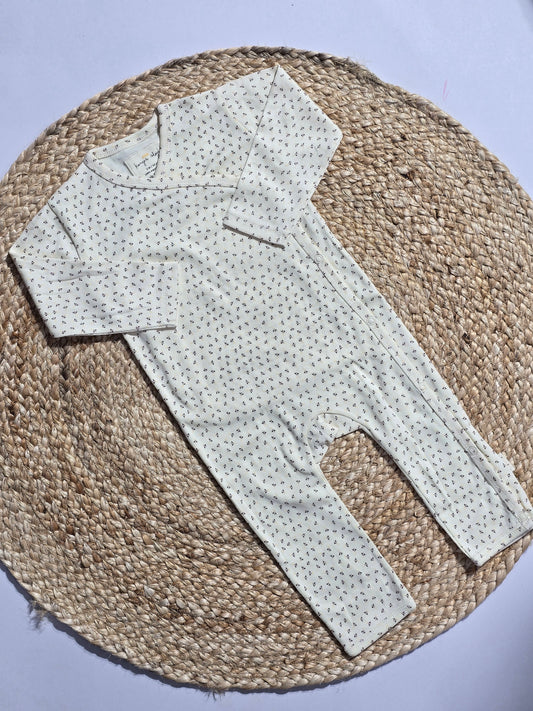 Baby's FS jumpsuit - red buds