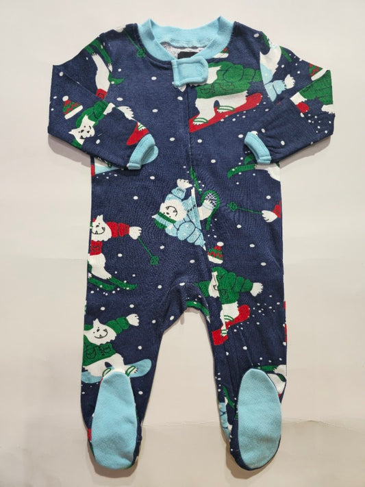 Blue Skater Baby Sleepsuits & Jumpsuits made from soft breathable cotton