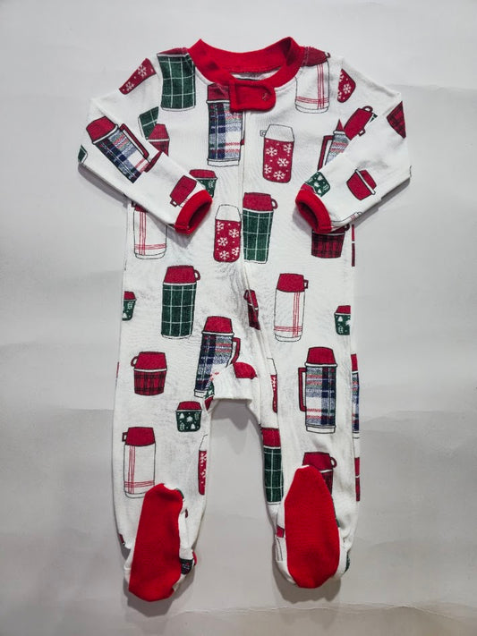 Baby Sleepsuits & Jumpsuits Christmas Bottle Print