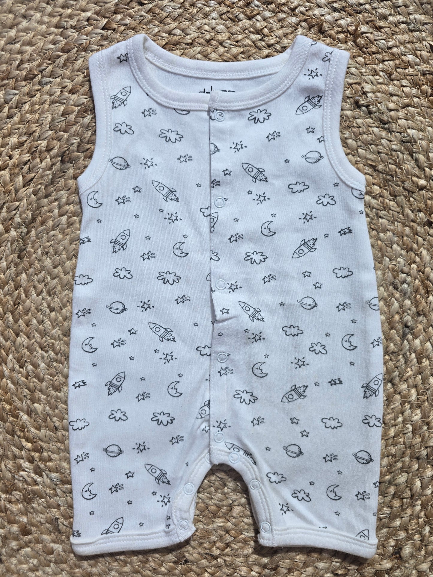 baby's half jumpsuit - galaxy