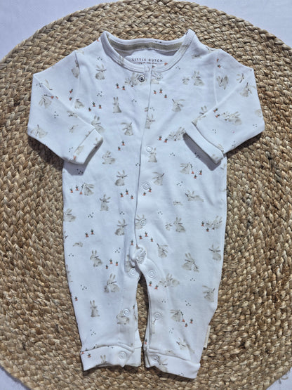 baby's jumpsuit/sleepsuit - lil bunny
