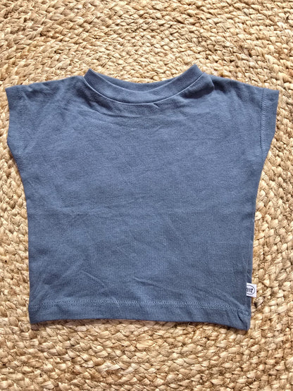 Baby's cap sleeve t-shirt - nude green