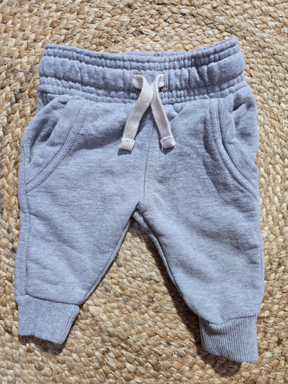 Baby's loop knit pant - grey
