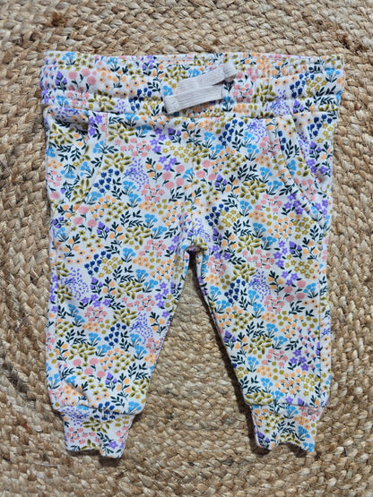 Baby's loop knit pant - clolour blossoms