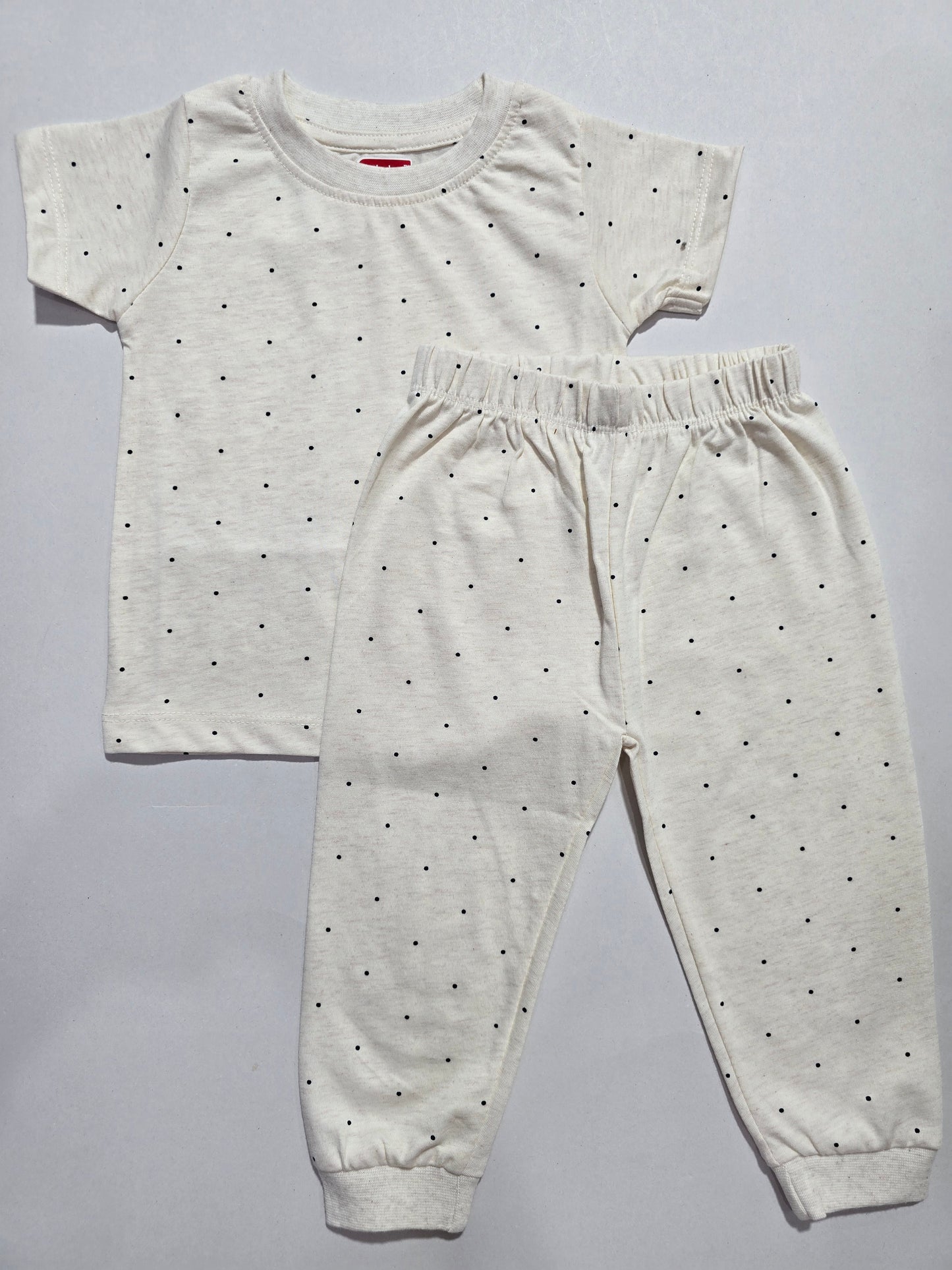 Baby's pant set - half white