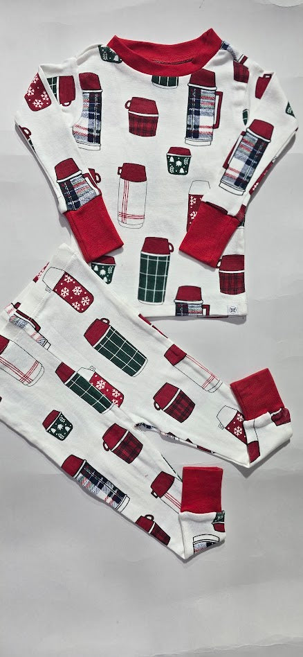 Baby's pant set - xmas bottle