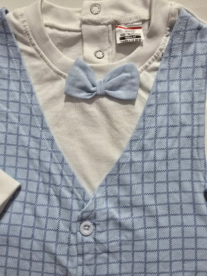 Baby's pant set - blue coat
