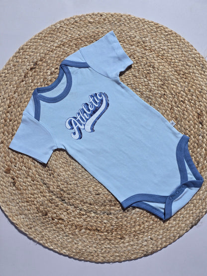 Baby's rompers - blue athletic