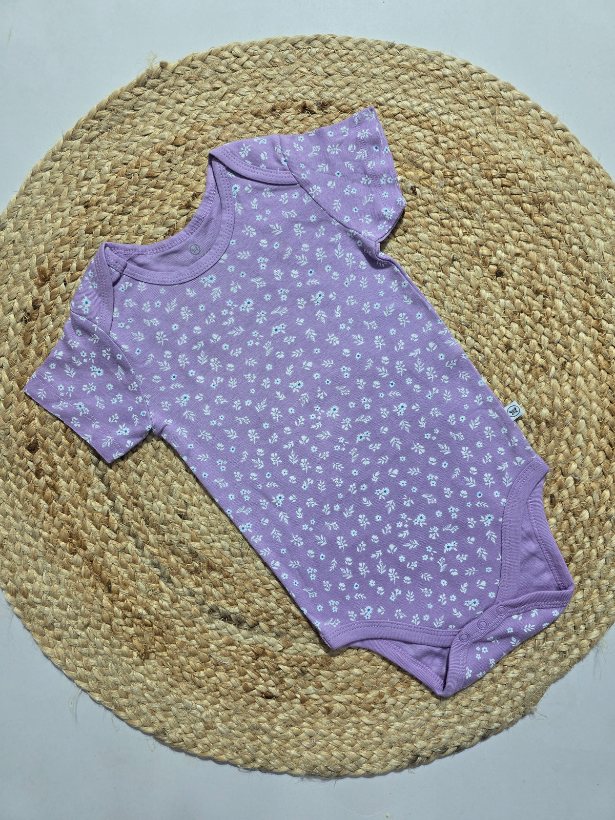 Baby's rompers - lav bloom