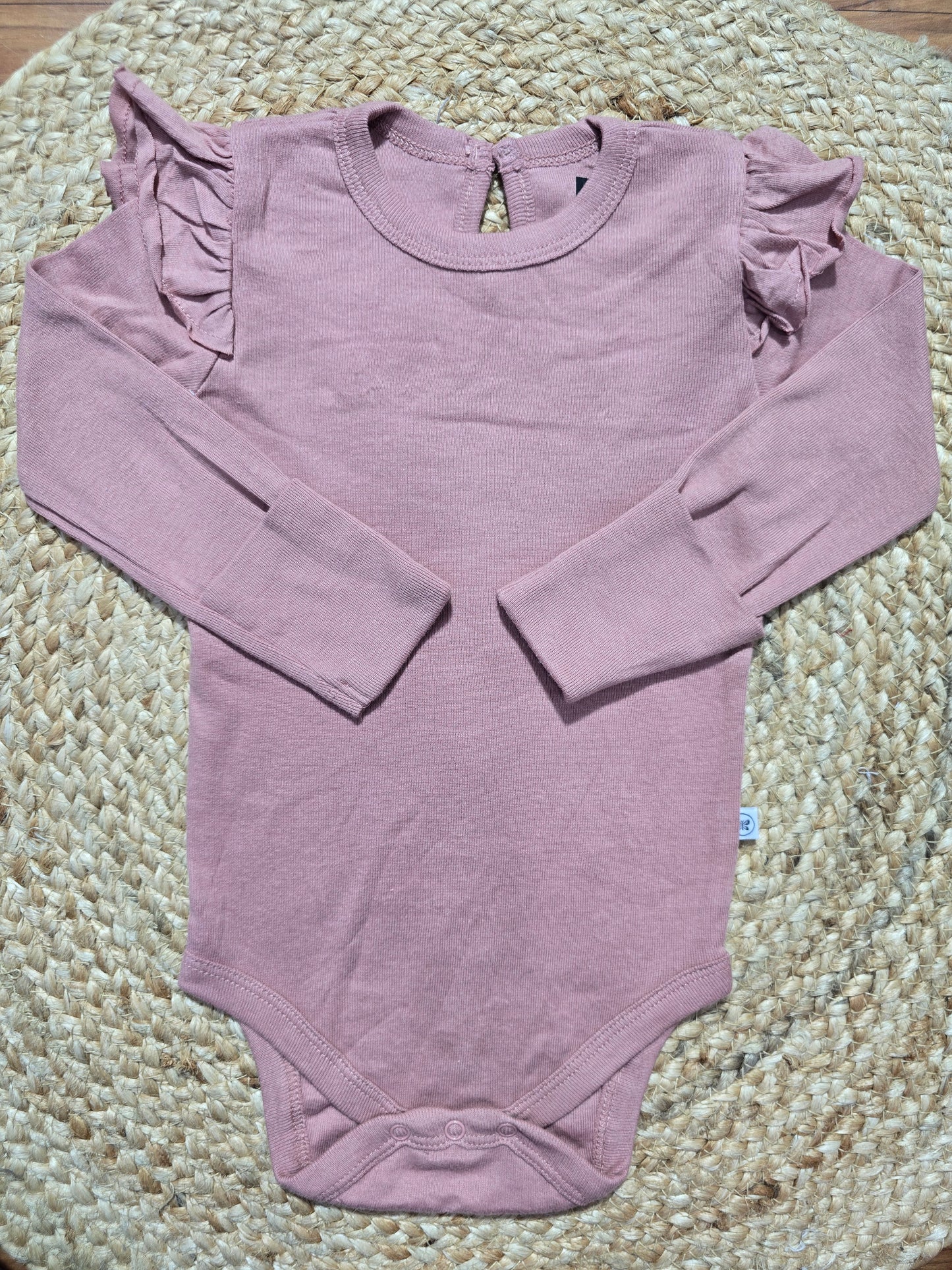 Baby's FS rompers - (dark peach)