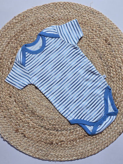 Baby's rompers - blue line