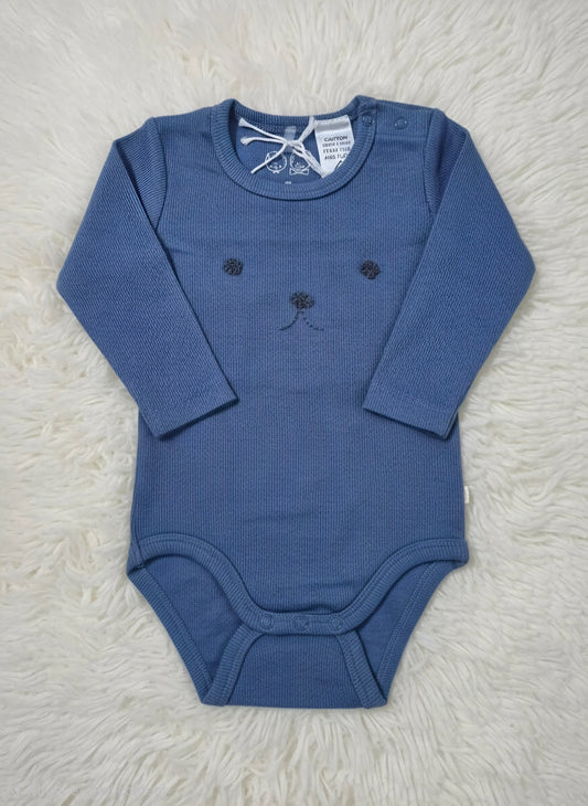 Baby's FS rompers - cat navy