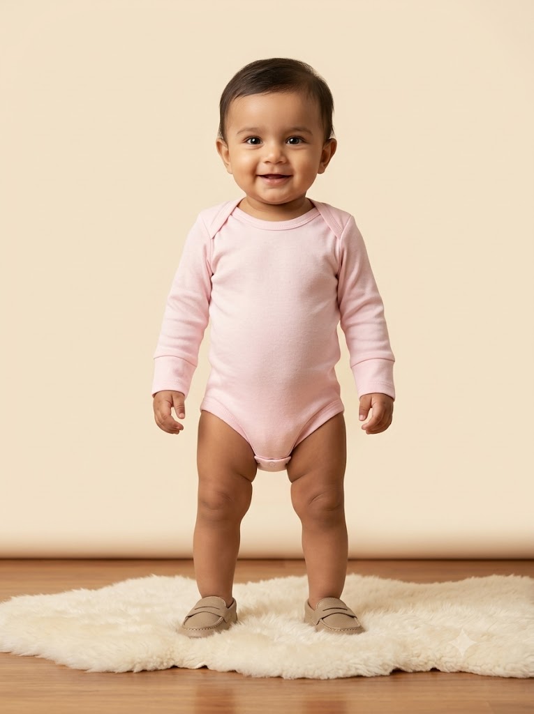 Baby's FS rompers - baby pink