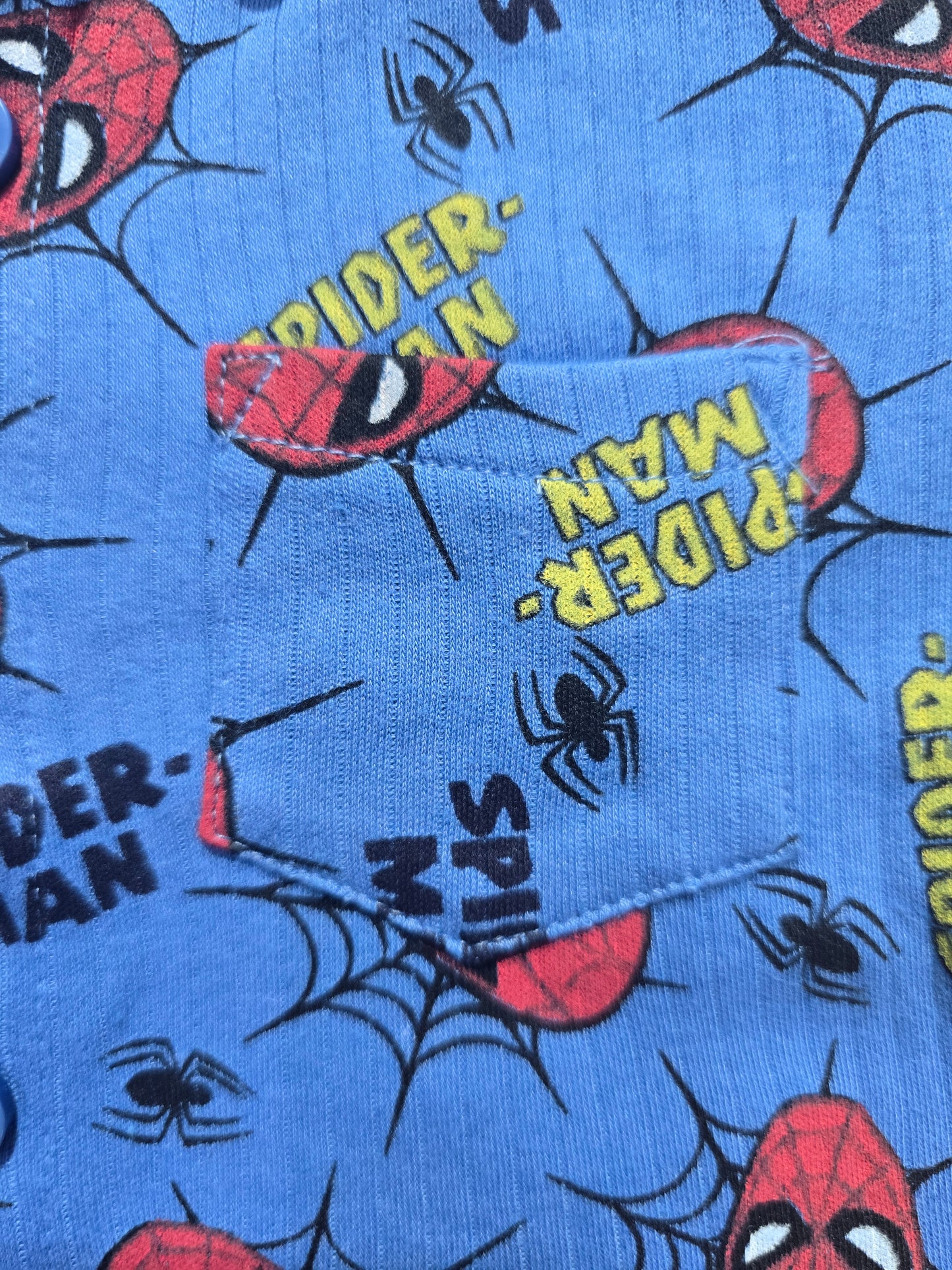 Baby's shorts set - blue spidy