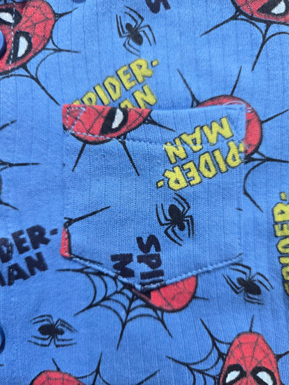 Baby's shorts set - blue spidy