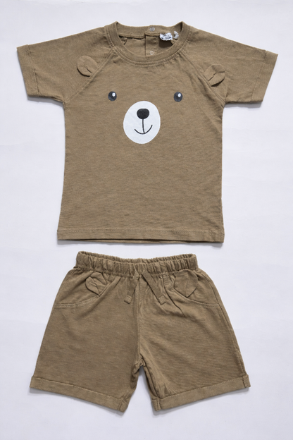 Baby's shorts set - teddy