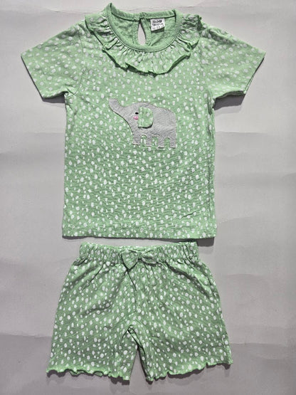 Baby's shorts set - elephant