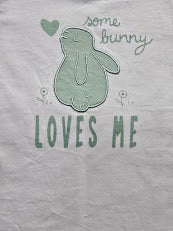 Baby's shorts set - green bunny