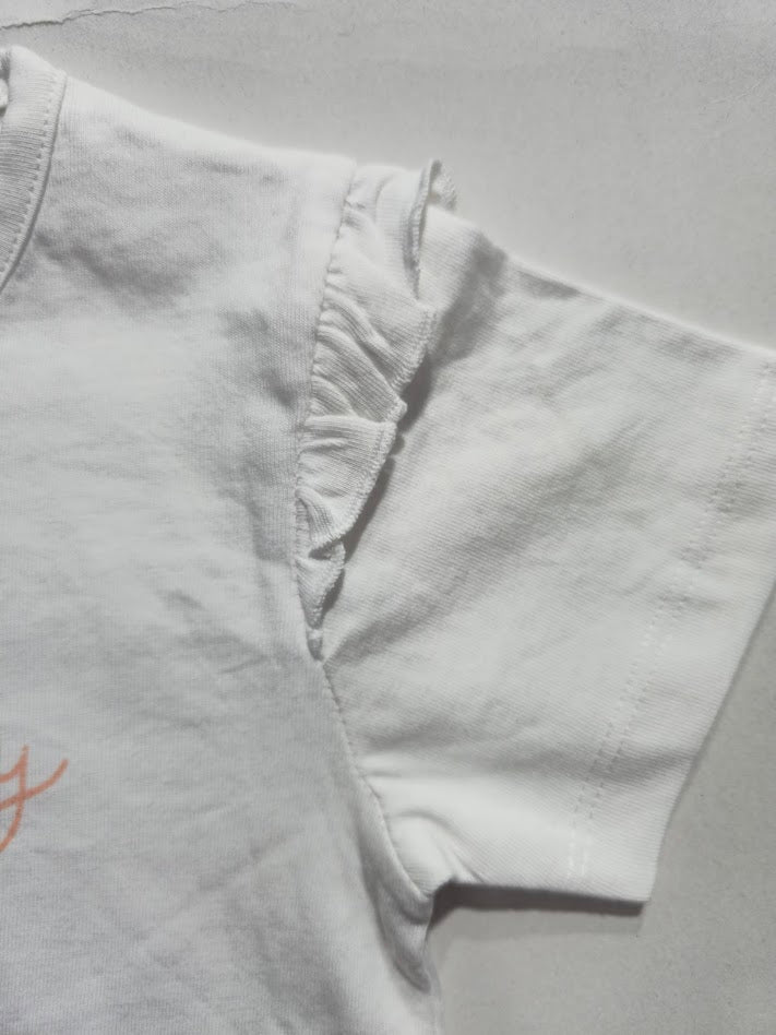 Baby's shorts set - green bunny