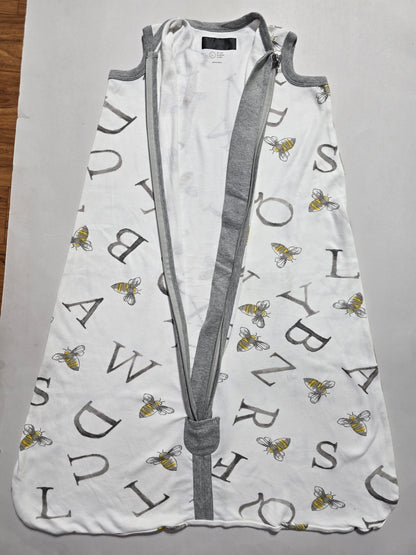 Baby's sleeping bag - letters