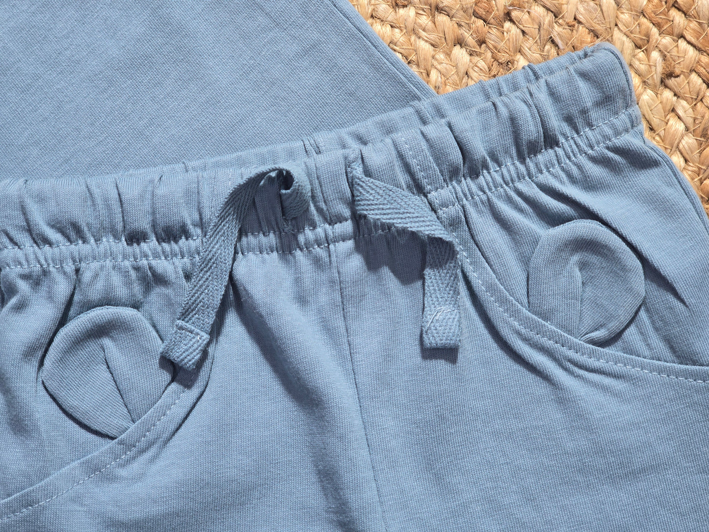 Baby's shorts set - blue bear