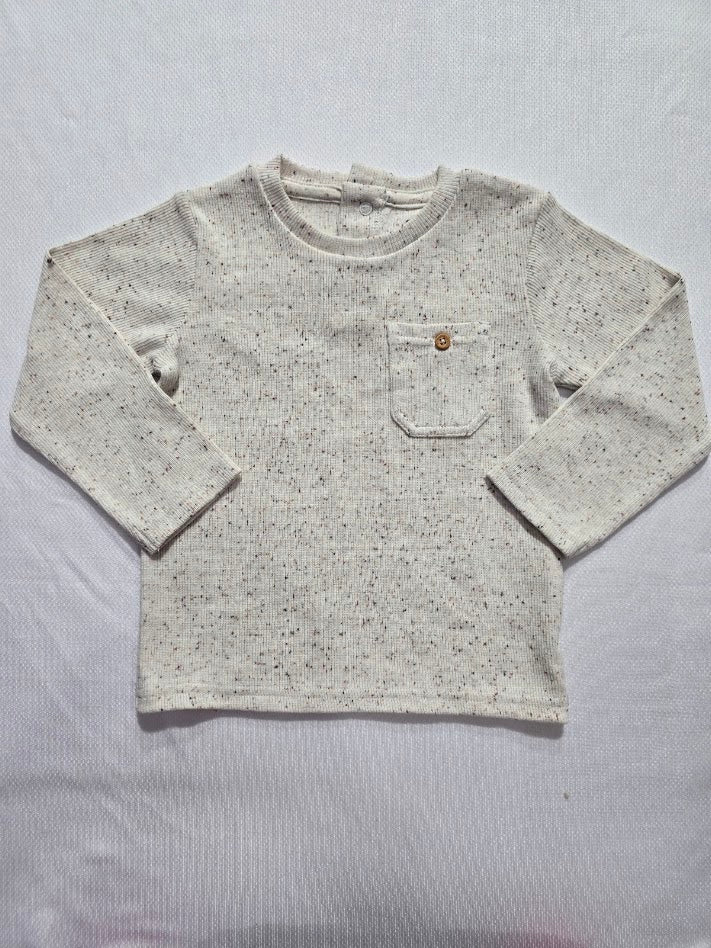 Baby's t-shirt - whitehalf dots