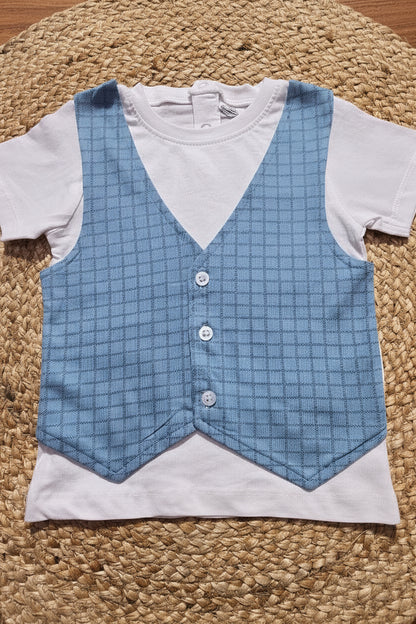 Baby's t-shirt - blue coat