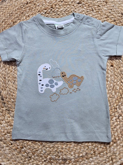 Baby's t-shirt - green dino