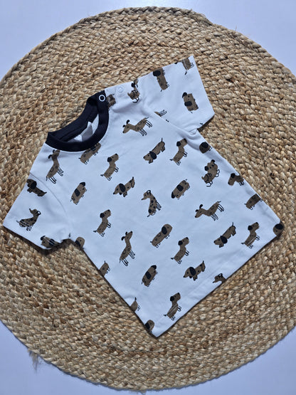 Baby's t-shirt - brown doggy