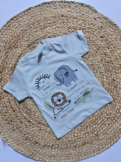 Baby's t-shirt - ele/lion