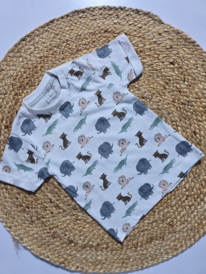 Baby's t-shirt - wild animals
