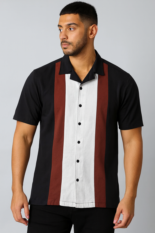 Men's knitted shirt