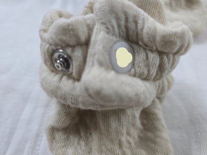 Baby's booties – pastel beige
