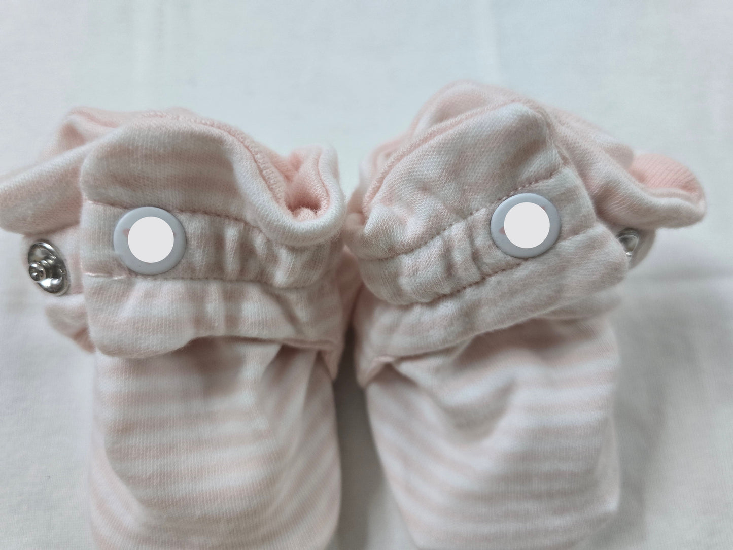 Baby's booties – stripe pink