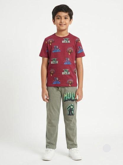boy's pant set - hulk