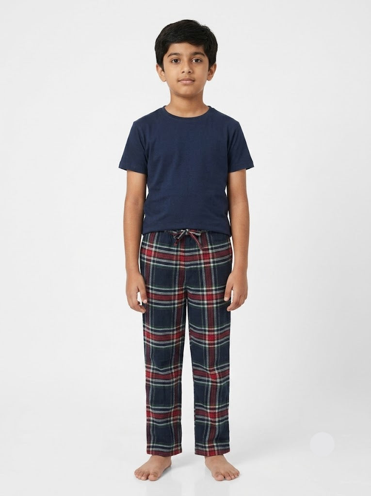boy's pant set - navy