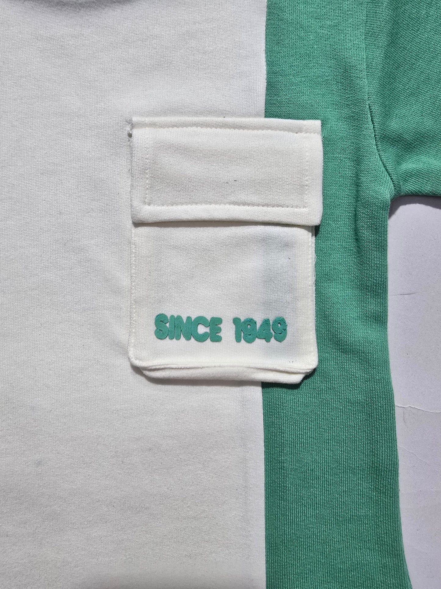Boy's cargo pant set - green