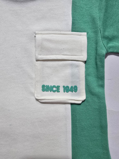 Boy's cargo pant set - green