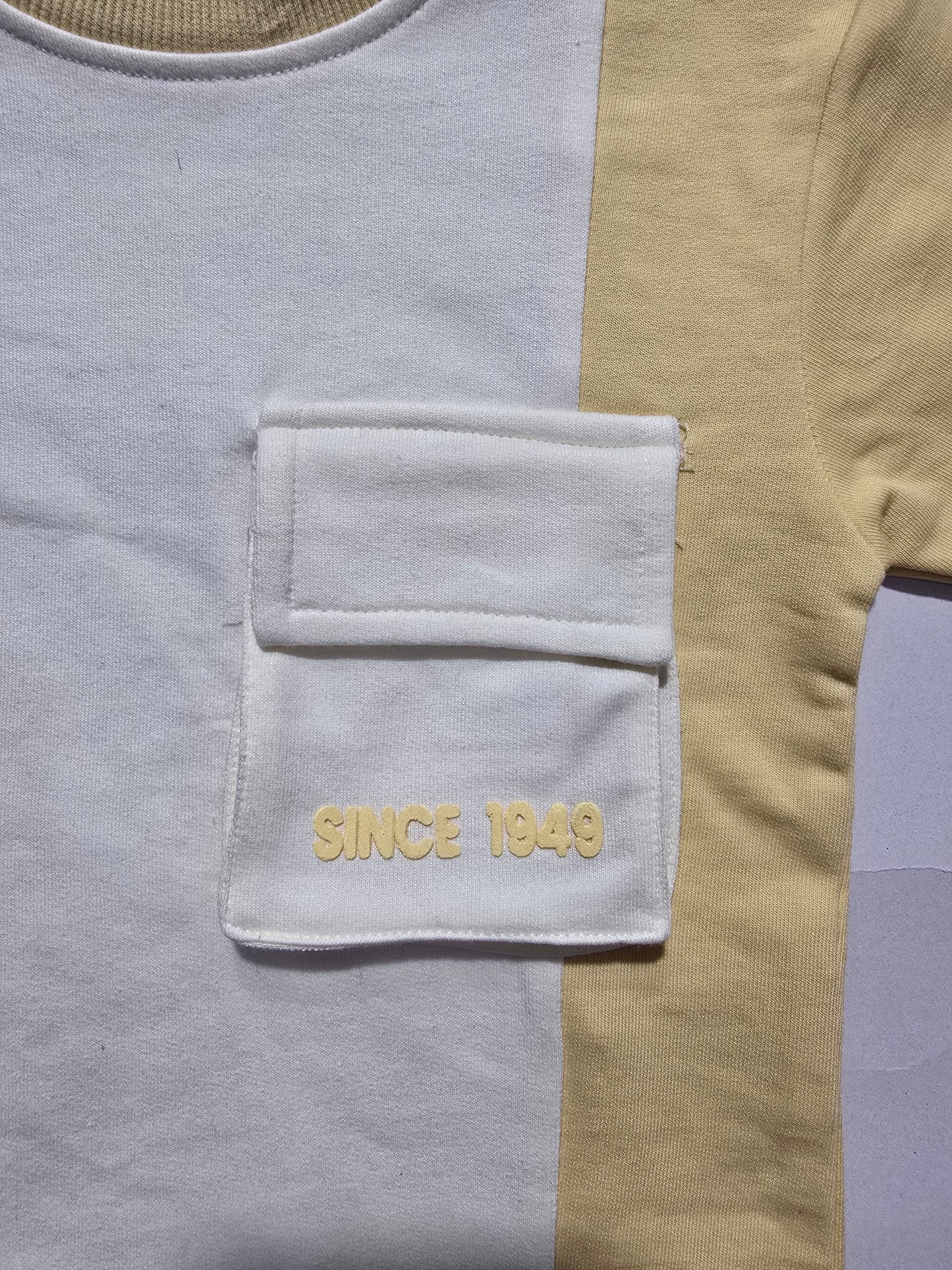 Boy's cargo pant set - yellow