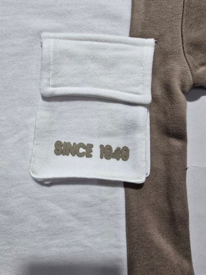 Boy's cargo pant set - l.brown