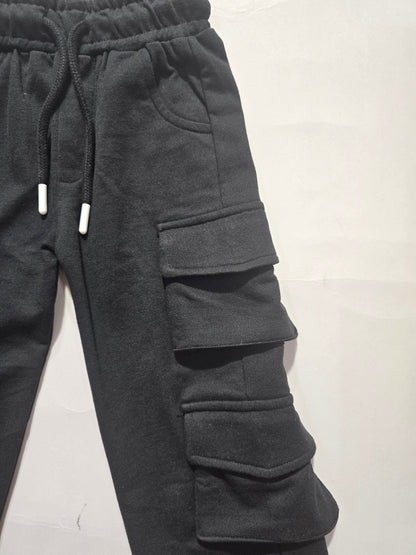 Boy's cargo pant set - l.brown