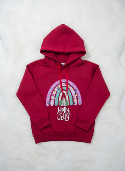 Boy's loop knit hoodie - jolly