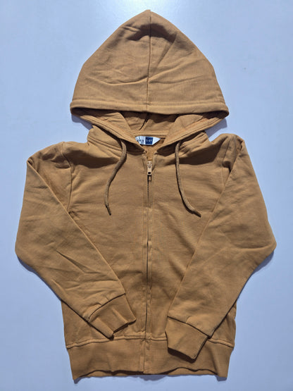 Boy's loop knit hoodie - kaaki