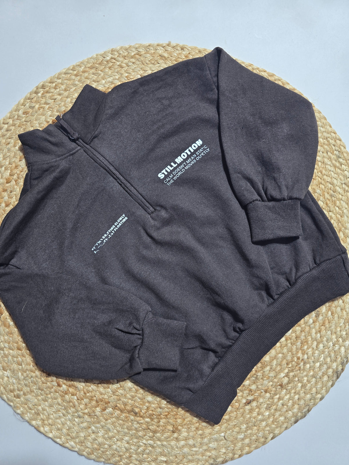 Boy's tracksuit pant set - charcol brown