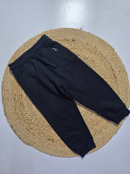 Boy's loop knit pant - Black