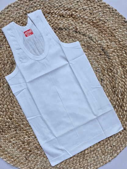 Boy's vests - white