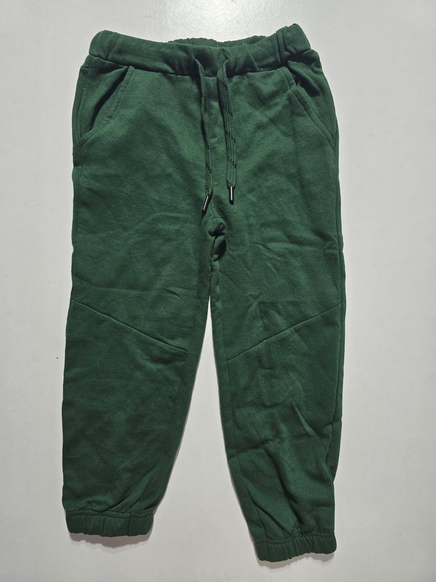 Boy's loop knit pant - cut green