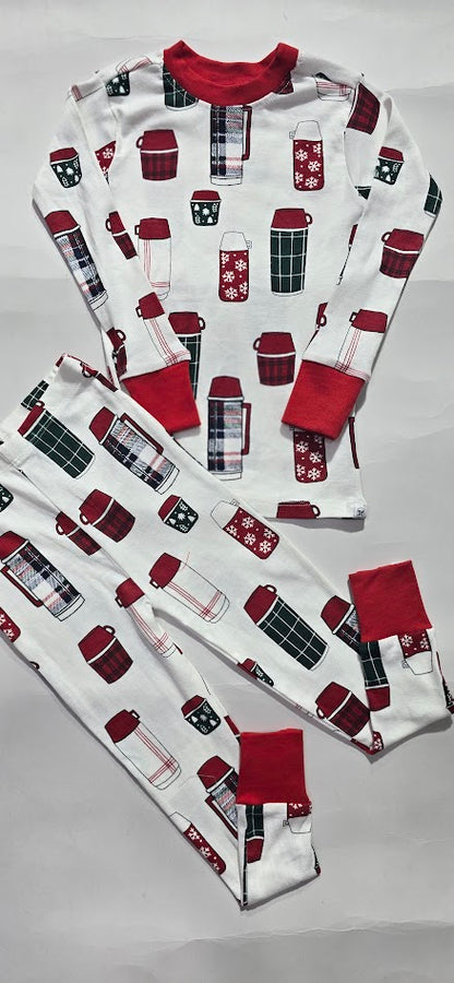 Unisex pant Co-ord Set - xmas flask